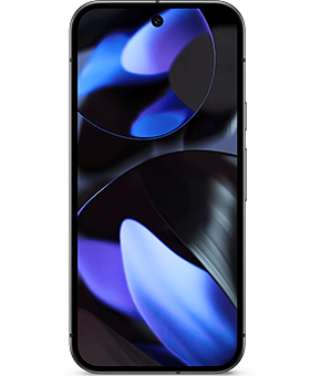 Google Pixel 9 schwarz vorne