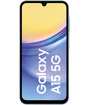 samsung galaxy a15 5g blue vorne